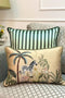 The Savannah Zebra | Embroidered Cushion Cover