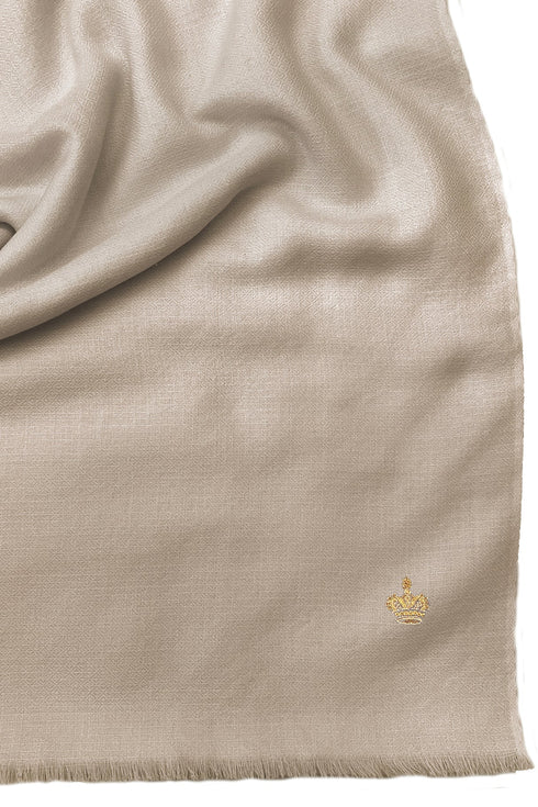 The Crown Diamond Weave Pure Cashmere Shawl
