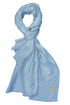 The Crown | Diamond Weave Wool Silk Personalized Stole