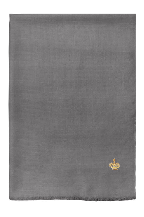 The Crown Diamond Weave Pure Cashmere Shawl